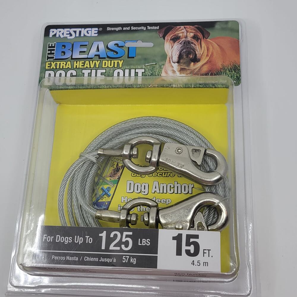 Prestige  Beast Extra Heavy Duty Dog Tie Out 125lb